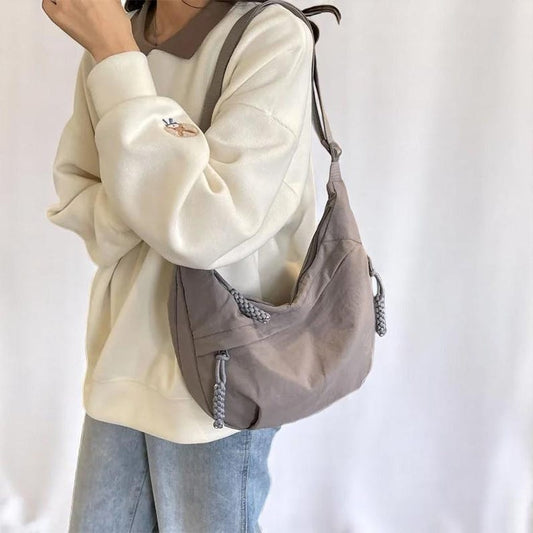 Women's Nylon Crossbody Shoulder Bag  Spacious Travel Tote